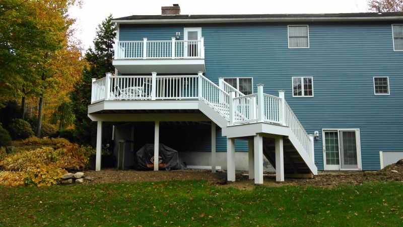 Custom Deck Build in Chesterfield, NH