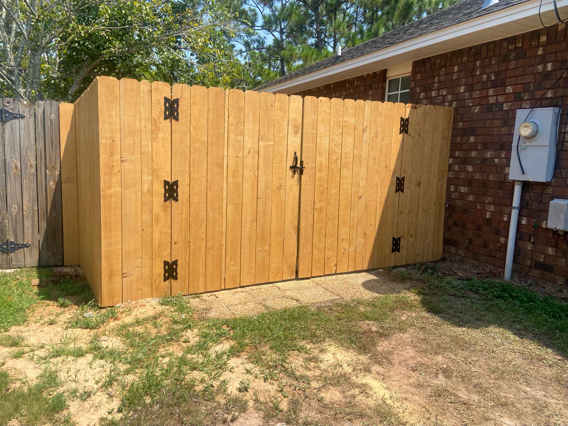 Wood Privacy Fence Installation in Perdido Key, FL
